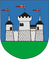 Герб города Мядель (Беларусь)